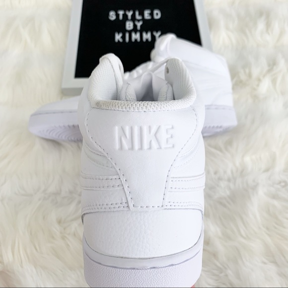 NIKE Court Mid Sneakers Mid Shoes NEW White - Picture 5 of 7